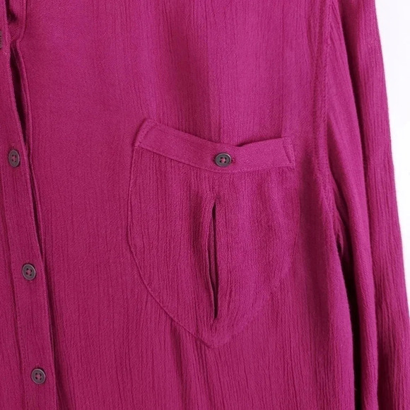 Free People Boyfriend Button Front - Picture 7 of 8